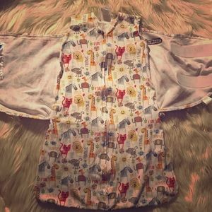 Halo Sleep Sack Swaddle 3-6mo Animal Print